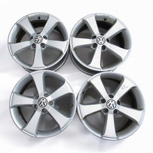 Laden Sie das Bild in den Galerie-Viewer, 4x Alufelge 17 Zoll 6.5" 5x112 39ET Glanz Silber 1K8071497 VW Scirocco Passat FEL7718148344xt
