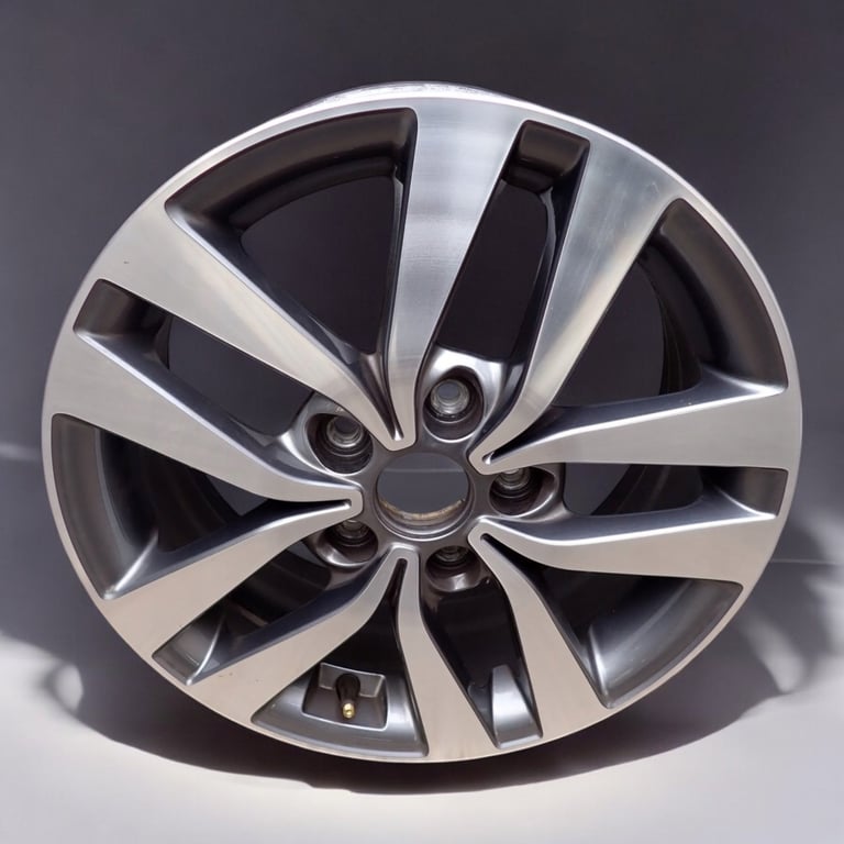 1x Alufelge 16 Zoll 6.5" 5x114.3 50ET Glanz Graphit 52910-G4200 Hyundai I30 Mg