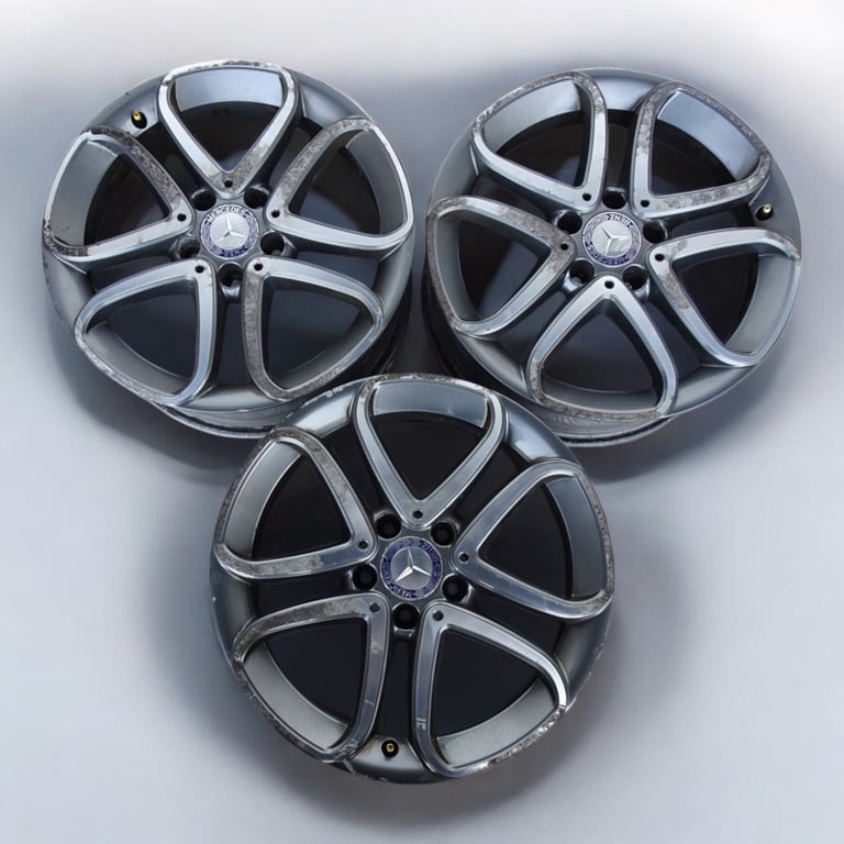 1x Alufelge 17 Zoll 7.5" 5x112 52,5ET A2464010302 Mercedes-Benz W176 Rim Wheel