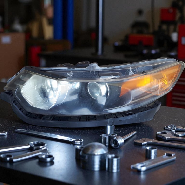 Frontscheinwerfer Honda Accord VIII P7531 Xenon Links Scheinwerfer Headlight