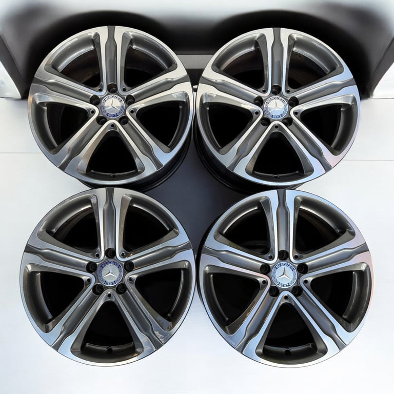 4x Alufelge 18 Zoll 8.0" 5x112 38ET A2534010700 Mercedes-Benz Glc Rim Wheel