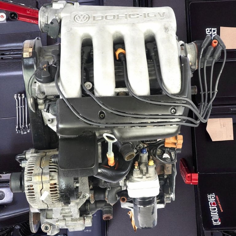 Motor VW Golf III ABF 2.0 150PS 110kW 159TKm Benzin Engine Komplett