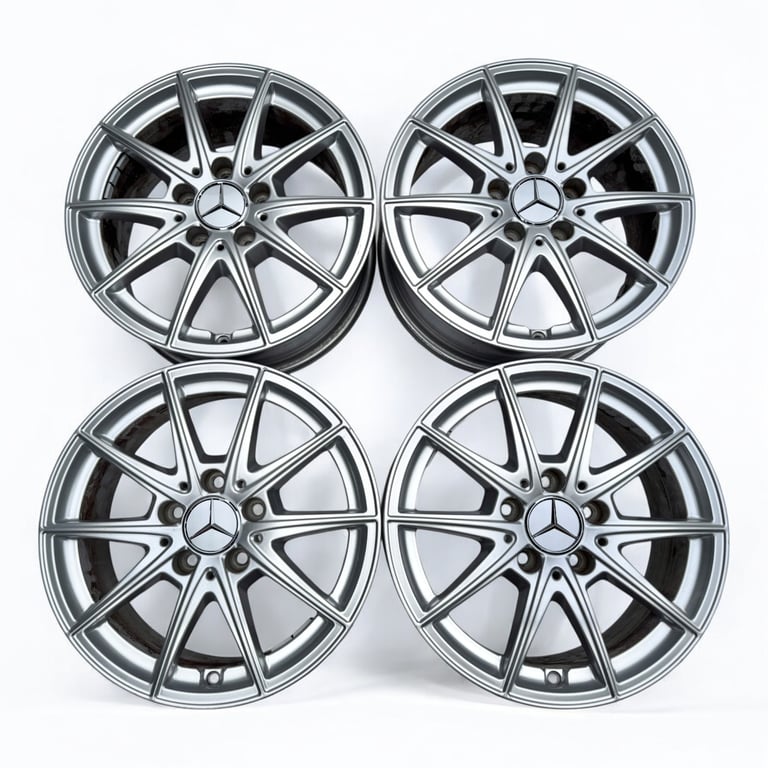 4x Alufelge 16 Zoll 6.5" 5x112 44ET 1774011100 Mercedes-Benz Rim Wheel FEL9235989144sl