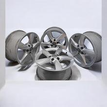 Laden Sie das Bild in den Galerie-Viewer, 4x Alufelge 17 Zoll 7.5" 5x112 37ET Glanz Silber 4G0071497 Audi C7 Rim Wheel FEL8832895198gq