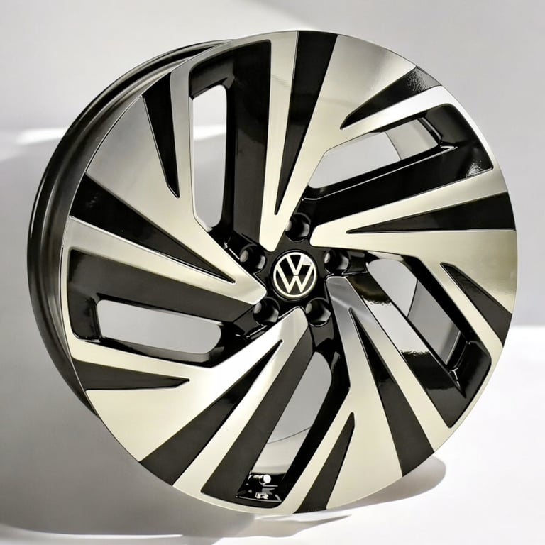 4x Alufelge 21 Zoll 8.5" 5x112 40ET Glanz Schwarz 11A601025B VW Id.4 Rim Wheel FEL8816810133wp