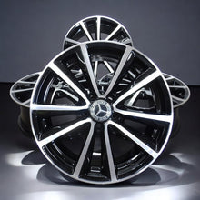 Laden Sie das Bild in den Galerie-Viewer, 4x Alufelge 18 Zoll 7.5" 5x112 52ET Glanz Schwarz A2464011602 Mercedes-Benz FEL6030699603lh