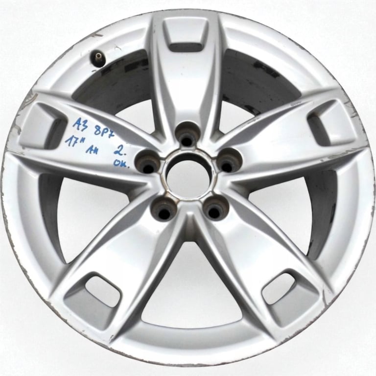 1x Alufelge 17 Zoll 7.5" 5x112 56ET 8P0601025BL Audi A3 Rim Wheel