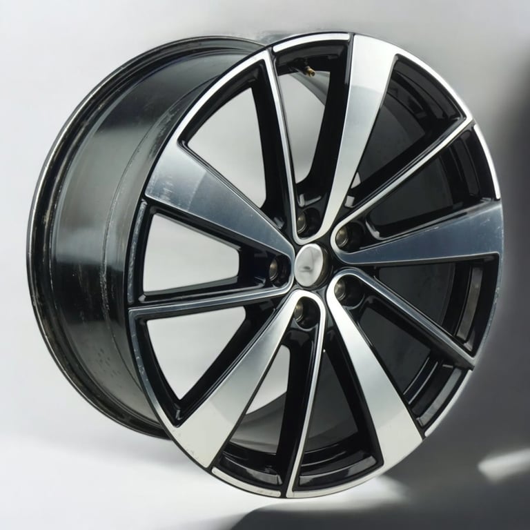 1x Alufelge 19 Zoll 9.0" 5x108 53ET Glanz Schwarz 32134523 Polestar 1 S60 V60 FEL1559751718li