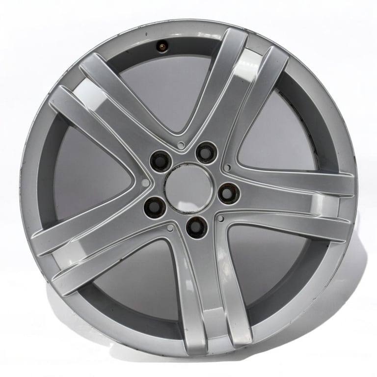 1x Alufelge 17 Zoll 7.5" 5x112 47ET Glanz Silber A2044015502 Mercedes-Benz W204