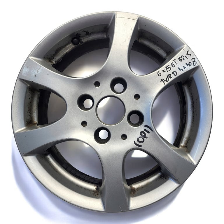 1x Alufelge 15 Zoll 6.0" 4x108 52 5ET XS4J-1007-GA XS4J-GA MA-DAR81 Ford Fiesta