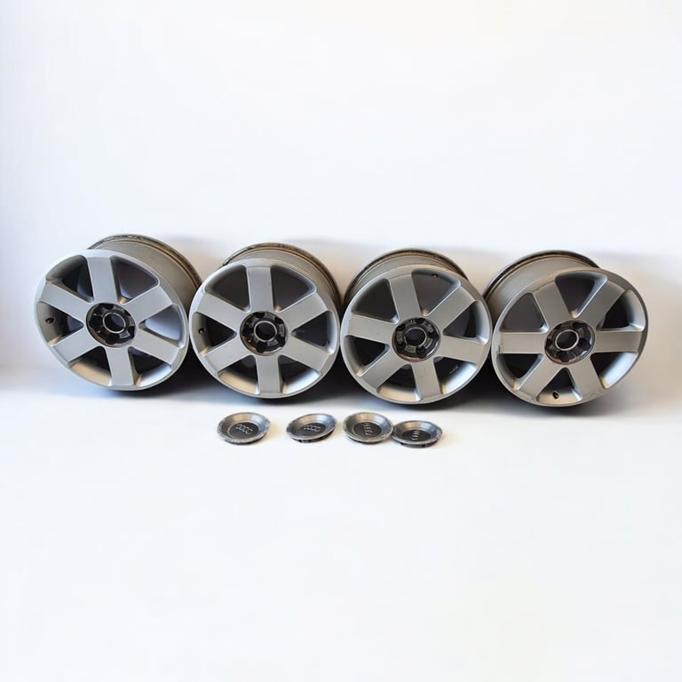 1x Alufelge 17 Zoll 7.5" 5x112 45ET Glanz Silber 8E0601025J Audi A4 B6 Rim Wheel FEL8991872929ot