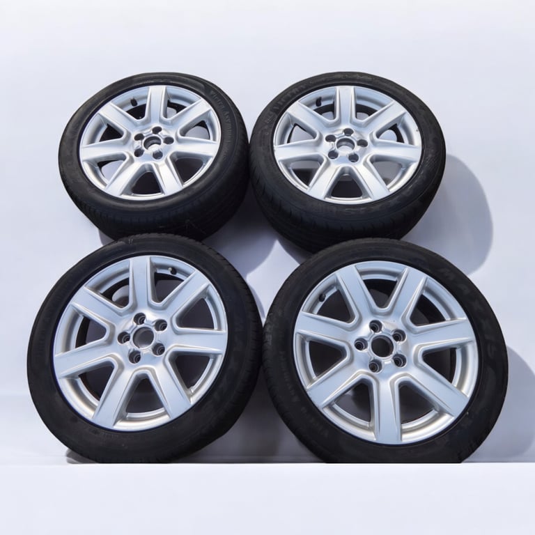 4x Alufelge 17 Zoll 8.0" 5x112 Audi C6 B6 B7 Rim Wheel FEL7955881855ye