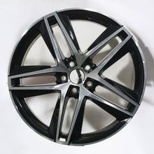 Laden Sie das Bild in den Galerie-Viewer, 1x Alufelge 18 Zoll 7.0&quot; 5x100 51ET Glanz Schwarz 6F0601025 Seat Rim Wheel