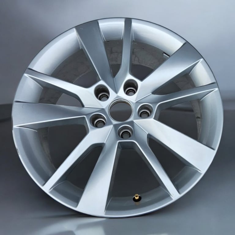 1x Alufelge 17 Zoll 7.0" 5x112 49ET Glanz Silber 5E0601025BG Skoda Octavia Iii