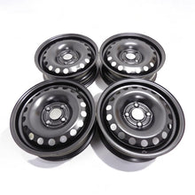 Laden Sie das Bild in den Galerie-Viewer, 1x Alufelge 14 Zoll 5.0&quot; 4x100 35ET Glanz Schwarz 1S0601027 Seat Mii Citigo Up