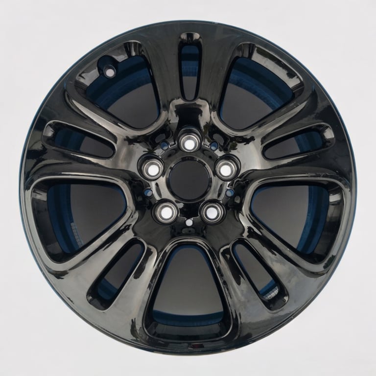 1x Alufelge 17 Zoll 5.5" 5x112 45ET Glanz Schwarz 6855119 Mini F57 F56 F55