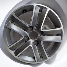 Load image into Gallery viewer, 1x Alufelge 15 Zoll 6.0&quot; 4x108 23ET Glanz Graphit 124R-000050 Mg 208 Rim Wheel