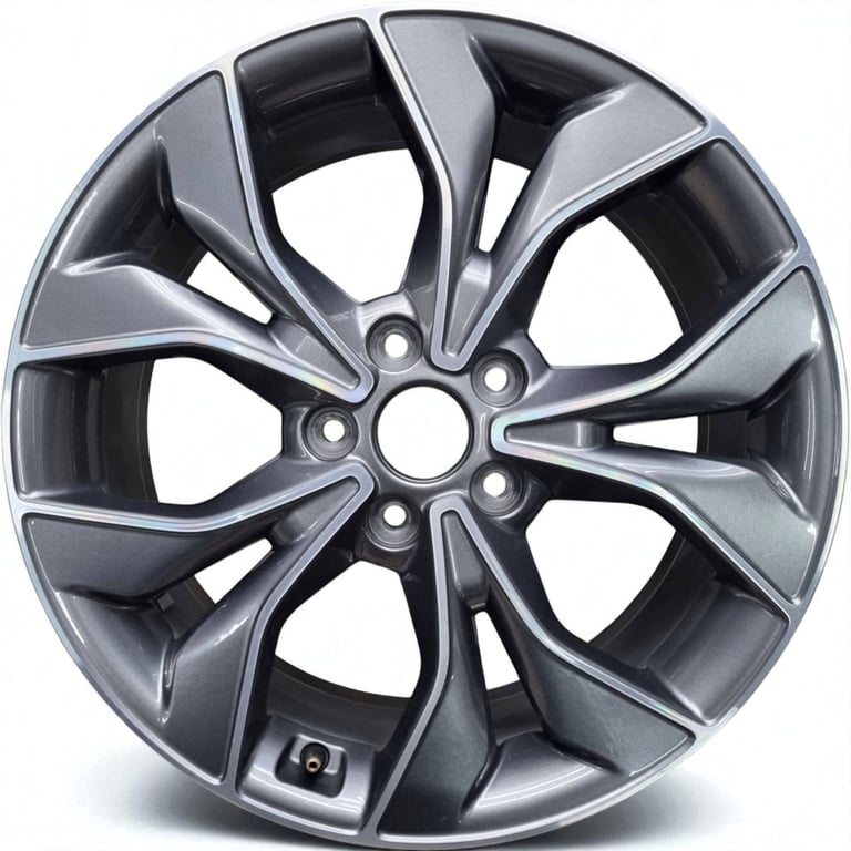 1x Alufelge 18 Zoll 7.5" 5x114.3 55ET 52910G4400 Hyundai Elantra Rim Wheel FEL9103173727nb