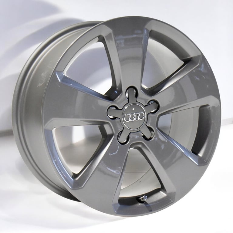4x Alufelge 17 Zoll 7.5" 5x112 51ET Glanz Grau 8V0601025BK Audi C6 Rim Wheel FEL1698762890te