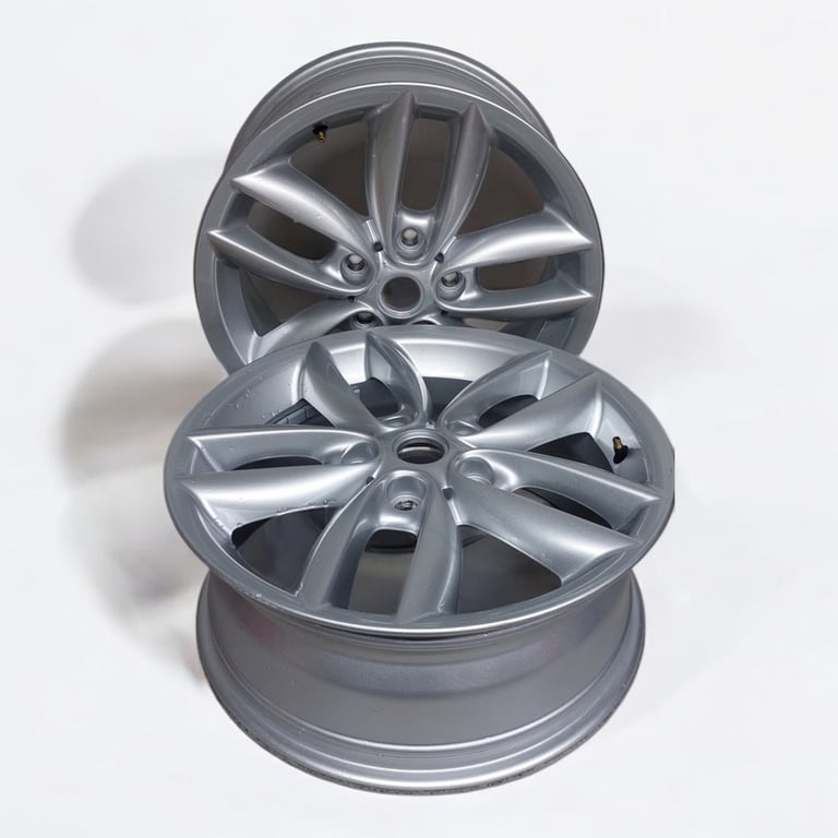 1x Alufelge 17 Zoll 7.0" 5x120 50ET Silber 9803723 Mini Countryman R60 R61