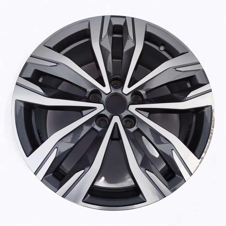 1x Alufelge 18 Zoll 7.5" 5x114.3 46ET Glanz Graphit 403008269 Mg Talisman