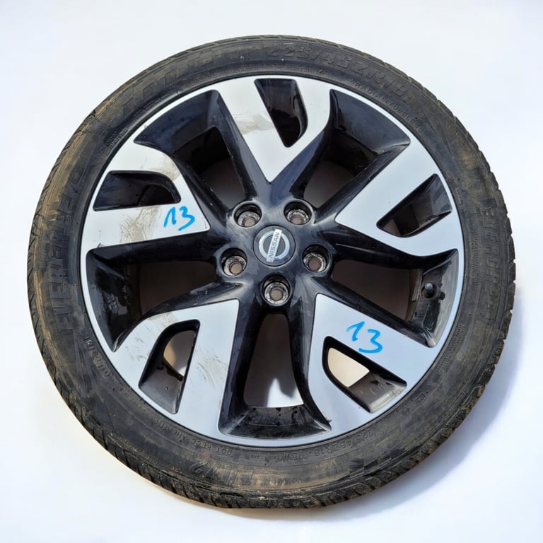 1x Alufelge 18 Zoll 7.0" 5x114.3 47ET 40300-BX80 Nissan Juke Rim Wheel FEL9588164871ix