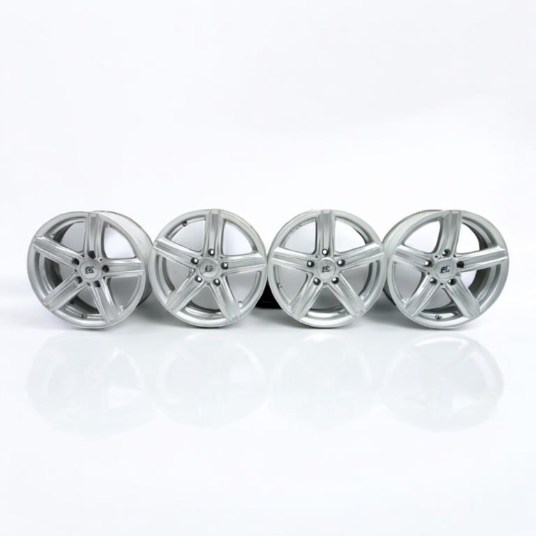 4x Alufelge 16 Zoll 7.5" 5x120 34ET Glanz Silber RC21-706 BMW Rim Wheel FEL9087822833dh