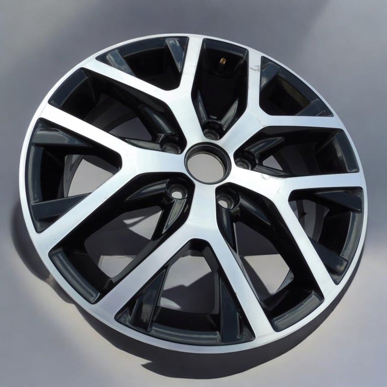 1x Alufelge 17 Zoll 6.0" 5x112 50ET Glanz Grau 2K5601025 Mg Caddy Rim Wheel