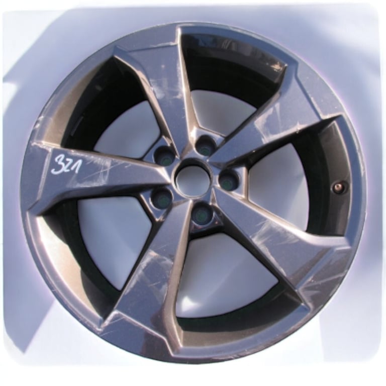 1x Alufelge 19 Zoll 8.0" 5x112 49ET Glanz Schwarz 8V0601025 Audi A3 Rim Wheel FEL3416788080jl
