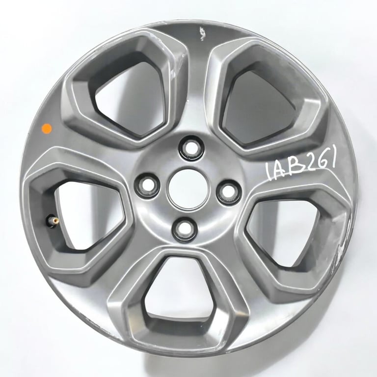 1x Alufelge 16 Zoll 6.5" 4x108 37,5ET Matt Grau GN15-B2B Ford Fiesta Ecosport