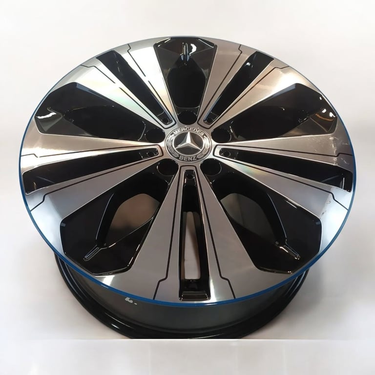 1x Alufelge 19 Zoll 8.0" 5x112 34ET Glanz Schwarz A2934010200 Mercedes-Benz Eqc FEL1551638952tv