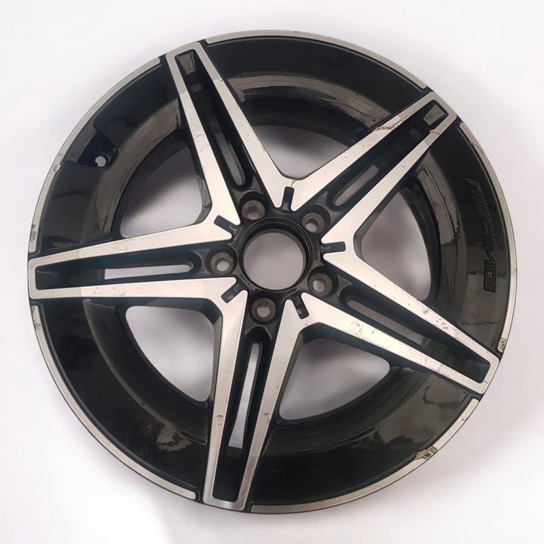 1x Alufelge 19 Zoll 7.5" 5x112 53,5ET Schwarz A2434011700 Mercedes-Benz Eqa Eqb FEL5534443786gf