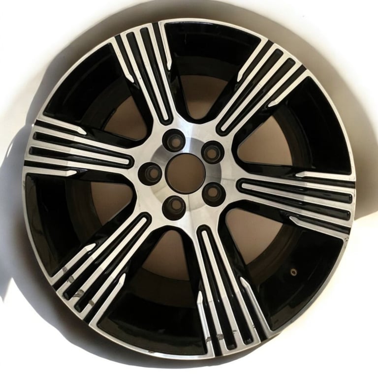 1x Alufelge 18 Zoll 7.5" 5x108 50ET Glanz Schwarz 31471552 Volvo Xc60 Xc40