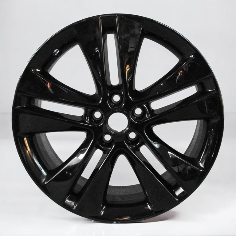 1x Alufelge 18 Zoll 7.5" 5x105 42ET Glanz Schwarz 0P045K4 Opel Astra J Rim Wheel
