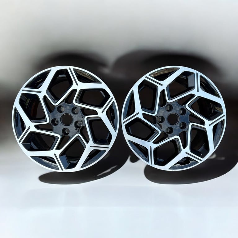 1x Alufelge 18 Zoll 7.5" 5x114.3 45ET Glanz Schwarz 52910-J7EA0 Kia Xceed