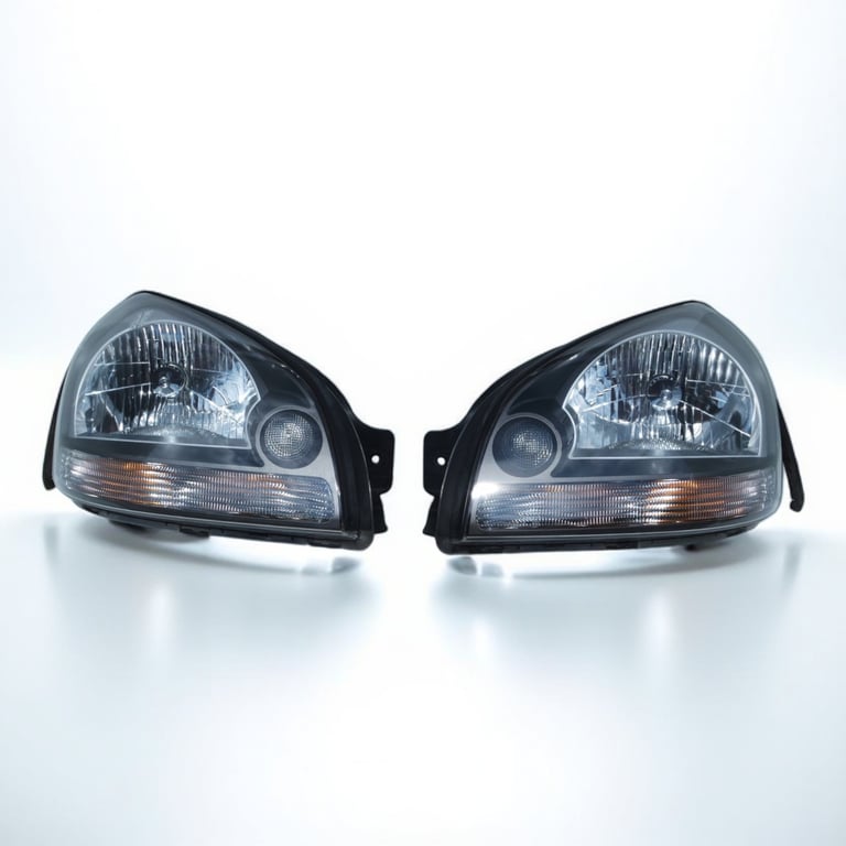 Frontscheinwerfer Hyundai Tucson I 92102-2 LED Ein Stück (Rechts oder Links) SCH3866487029yd