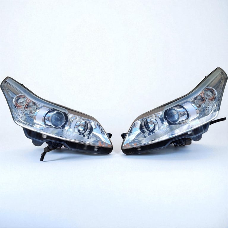 Frontscheinwerfer Citroën C4 I 9646894280 Xenon Ein Satz Scheinwerfer Headlight