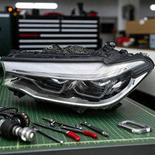 Laden Sie das Bild in den Galerie-Viewer, Frontscheinwerfer BMW 5 G31 G30 7439193-04 Full LED Links Scheinwerfer Headlight SCH9830417736lm