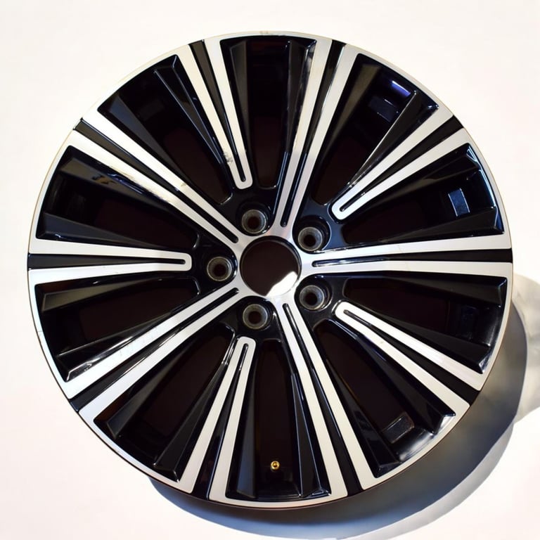 1x Alufelge 18 Zoll 8.0" 5x108 42ET Glanz Schwarz 32243391 Volvo S60 V60 S90 V90