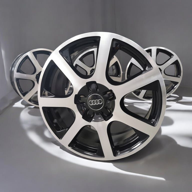 4x Alufelge 17 Zoll 8.0" 5x112 39ET Glanz Silber 8R0601025 Audi Rim Wheel FEL4019270811ij