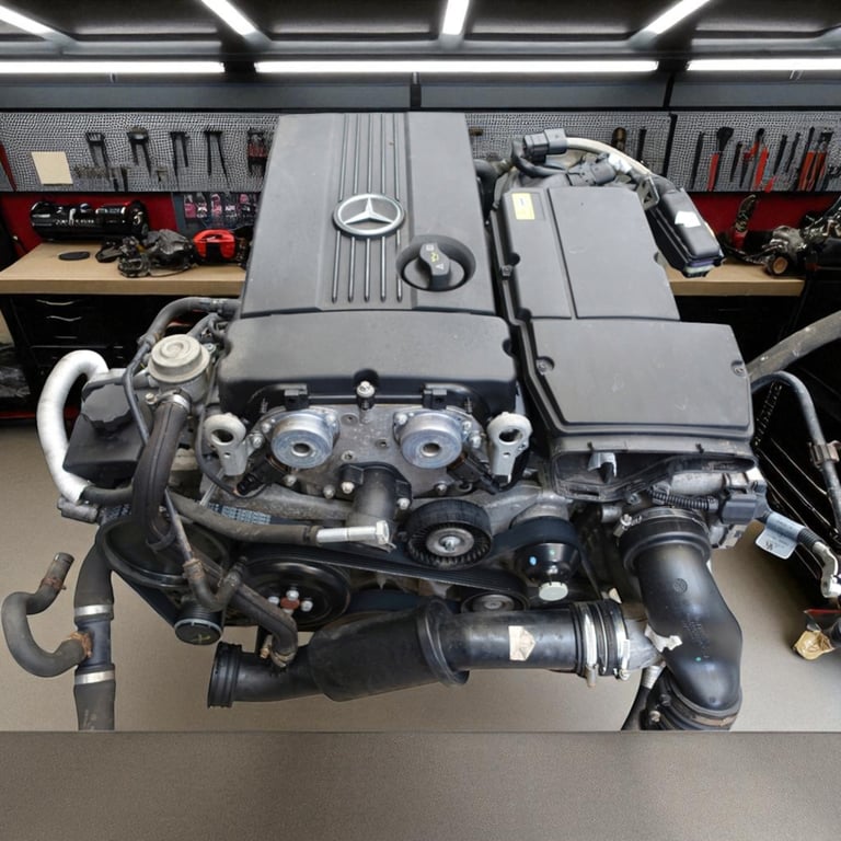 Motor Mercedes-Benz W204 271910 1.8 156PS 115kW 125TKm Benzin Engine Komplett