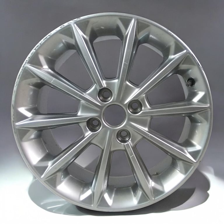 1x Alufelge 17 Zoll 7.0" 4x108 47,5ET Glanz Silber H1BC-1007-D1A Ford Fiesta