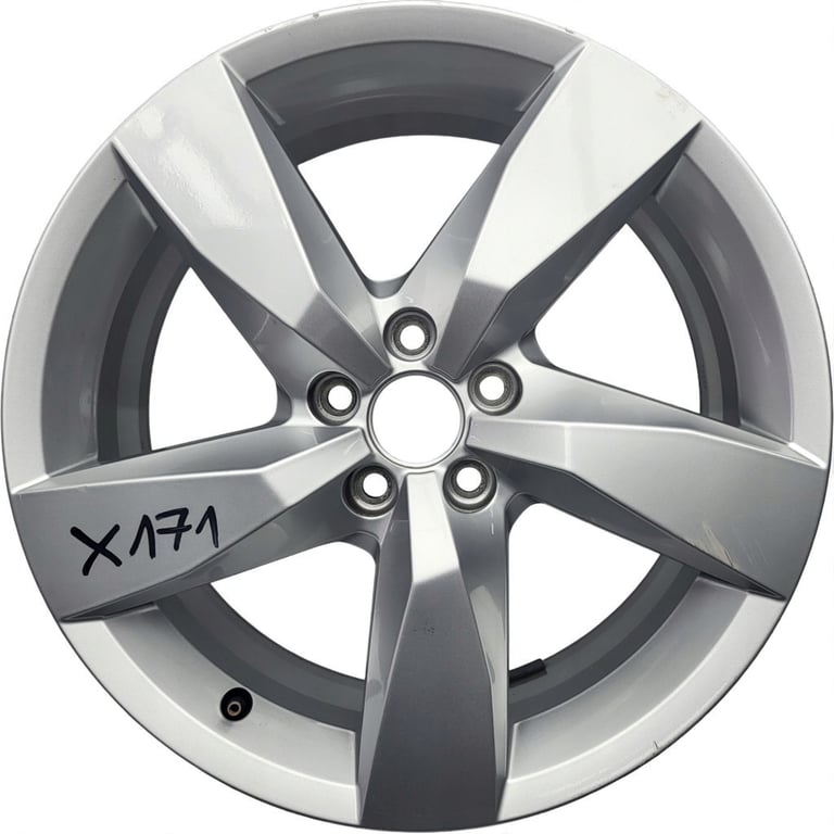 1x Alufelge 17 Zoll 6.5" 5x100 39ET Glanz Silber 2GM601025A MA-DAR81 VW T-Cross FEL6682944253po
