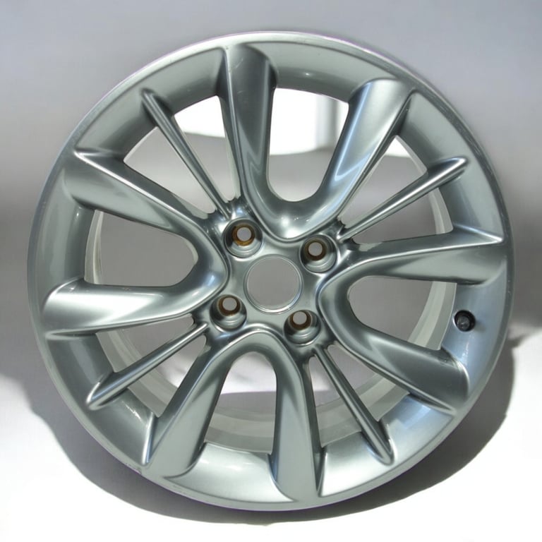 1x Alufelge 16 Zoll 6.5" 4x100 40ET Glanz Graphit 13581561 Opel Corsa E