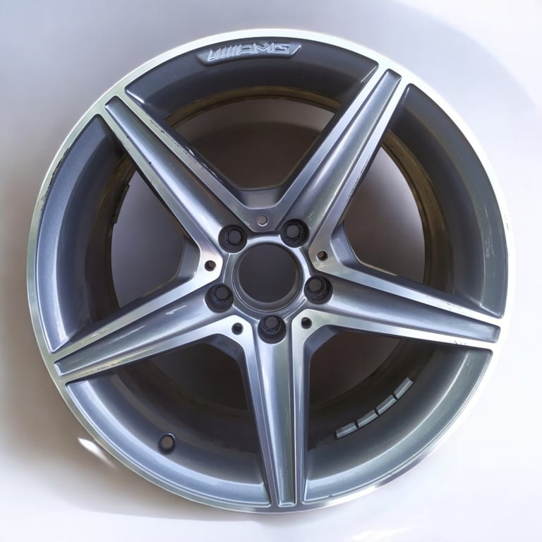 1x Alufelge 18 Zoll 8.5" 5x112 49ET 2054011200 Mercedes-Benz W205 Rim Wheel
