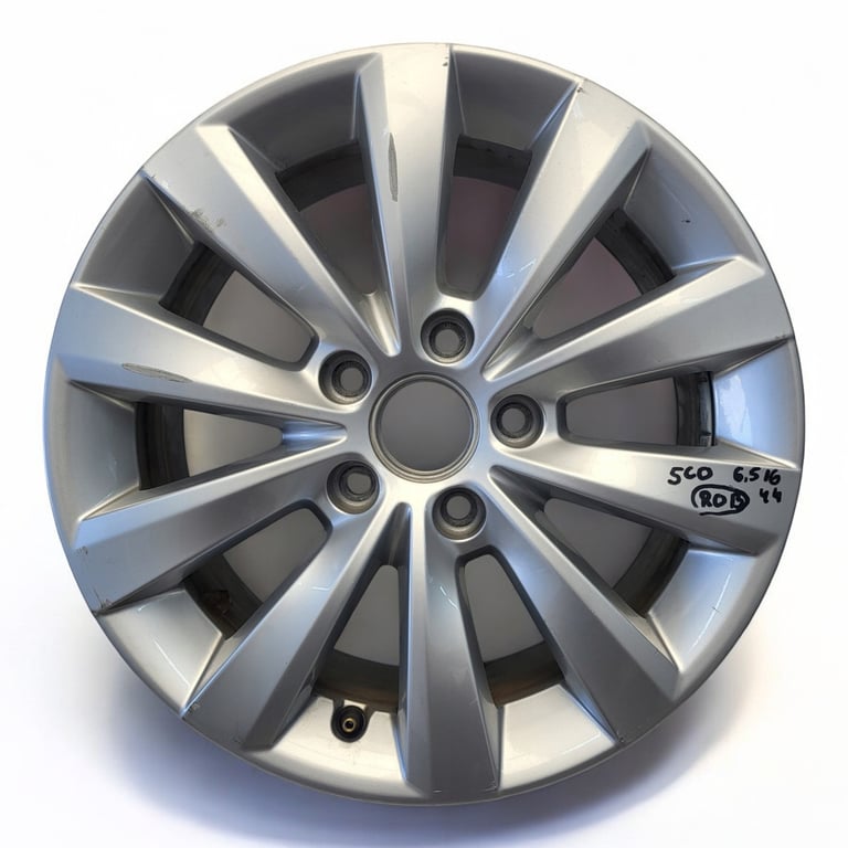 1x Alufelge 16 Zoll 6.5" 5x112 44ET Glanz Silber 5C0601025T VW Passat B7 FEL8331727921sb