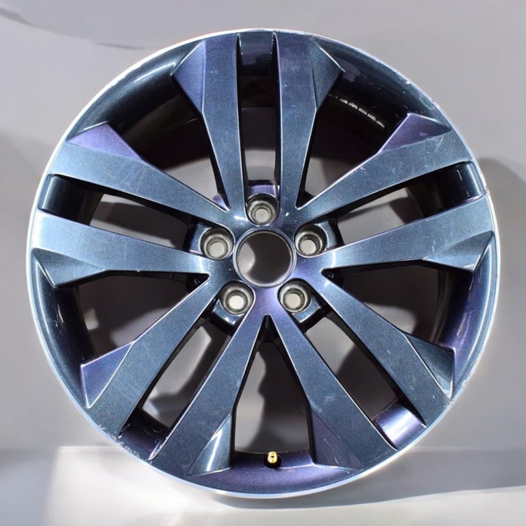 1x Alufelge 17 Zoll 7.0" 5x100 41ET Glanz Grau 5J0601025T Skoda Fabia Ii