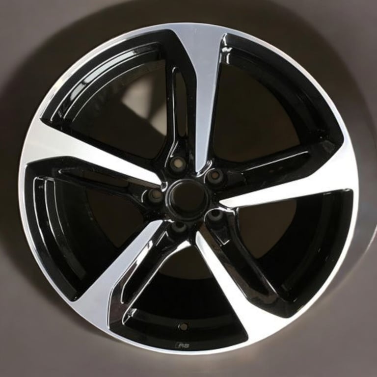 4x Alufelge 19 Zoll 9.0" 5x112 52ET Glanz Schwarz Audi Tt Rim Wheel FEL5071653884wj