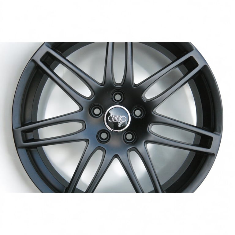 4x Alufelge 19 Zoll 8.5" 5x112 43ET Matt Schwarz 8K0601025AA Audi A6 Allroad
