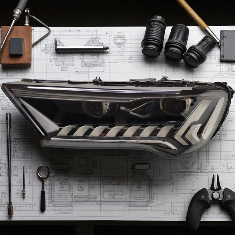 Frontscheinwerfer Audi Q7 4M0941085C Laser Links Scheinwerfer Headlight